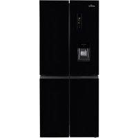 Willow Black American Freestanding Fridge Freezer Total No Frost 415L | Size: 1 Pack