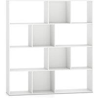 Costway Open Shelf Bookcase 4-Tier Modern Bookshelf in White