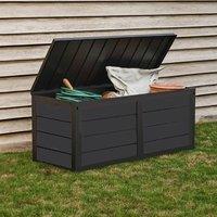 VOGREX Plastic Storage Box 320L Dark Garden Grey Outdoor