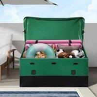 Hinsinc 870 Litre Outdoor Storage Box Waterproof Garden Patio Deck Chest in Green