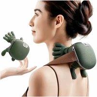 Dragodirect Wireless 4D Neck Massager Shoulder Massager with Kneading in Dark Green