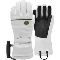 Racer Women's 'GSNOW5' Waterproof Polymax Insulated Ski Gloves in White | Size: Medium