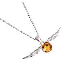 Harry Potter Women's Jewelled Golden Snitch Necklace in Silver