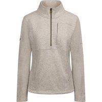 Trespass Women's Hoxie Marl Fleece Top in Cream | Size: XL