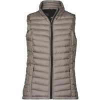 TEE JAYS Women's Zepelin Padded Body Warmer in Grey | Size: Small