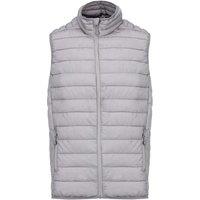 Kariban Men's Quilted Lightweight Down Bodywarmer in Silver | Size: Large