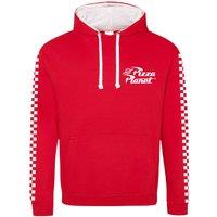 Toy Story Men's Pizza Planet Hoodie in Red | Size: Medium