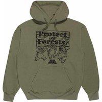 Star Wars Men's Protect Our Forests Triple Hoodie in Dark Olive | Size: Small