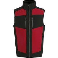 Regatta Professional Men's Colour Block Softshell Body Warmer in Red | Size: Small