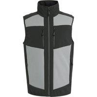 Regatta Professional Men's Colour Block Softshell Body Warmer in Dark Grey | Size: Large