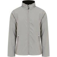 Regatta Professional Men's Plain Double Layered Soft Shell Jacket in Dark Grey | Size: XL