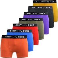 Smith & Jones Men's Tevin Boxer Shorts (Pack of 7) | Size: Medium