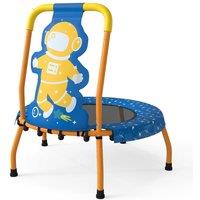 Costway Kids Mini Trampoline Children Trampoline Jump Mat w/Foam Padded Handle