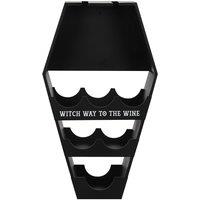 Something Different Coffin Wine Rack in Black
