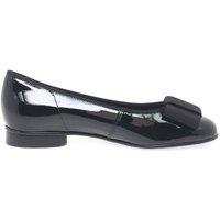 Gabor Women's 'Assist' Bow Trim Ballerina Flats in Black | Size: 4