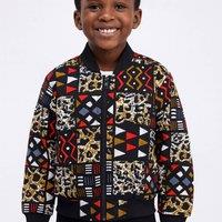 JTAPHRIQUE Boy's Vibrant Patchwork Jacket | Size: 4-6 Years