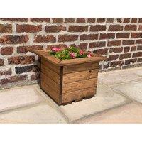 Charles Taylor Trading Regular Square Planter in Brown