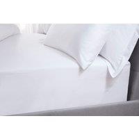 The Linen Consultancy 'TLC 5 Star Hotel Concept' 250TC Cotton Percale Extra Deep Fitted Sheet & Pair of Standard Pillowcases Set | Size: King Fitted