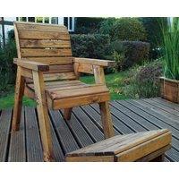 Charles Taylor Trading One Seater Lounger in Brown