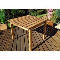 Charles Taylor Trading Wooden Two Seater Table in Brown