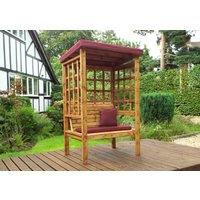 Charles Taylor Trading Bramham Two Seater Arbour Burgundy in Brown