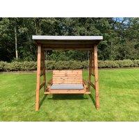 Charles Taylor Trading Dorset Two Seater Swing Grey in Brown