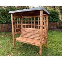 Charles Taylor Trading Bramham Three Seater Arbour Grey in Brown