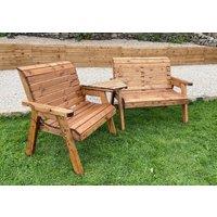 Charles Taylor Trading Grand Chair & Bench With Angle Tray in Brown