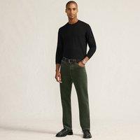 Lands' End Men's Stretch Corduroy Jeans in Dark Green | Size: 40R