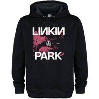 Amplified Men's From Zero Camo Spill Linkin Park Hoodie in Black | Size: XL
