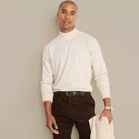 Lands' End Men's Super-T Polo Neck Top in Light Sand | Size: XL