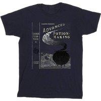 Harry Potter Men's Hufflepuff Quidditch Team Captain Cotton T-Shirt in Navy | Size: 4XL
