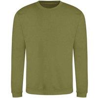 AWDis Men's Just Hoods Sweatshirt in Green | Size: XL