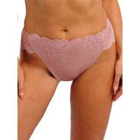 Wacoal Women's Vivid Attraction High Leg Brief in Pink | Size: 10