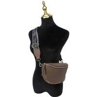 Raffaella Women's Sling Style Cross Body Bag in Light Brown