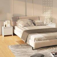 Berkfield Home Bedside Cabinets 2 pcs White 45x34x44.5 cm Engineered Wood