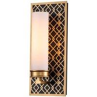 Netlighting Ziggy Bathroom Wall Lamp Lacquered Gold IP44