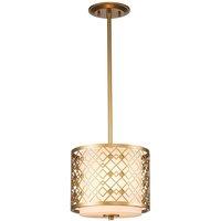 Netlighting Ziggy Cylindrical Pendant Ceiling Light Lacquered Gold