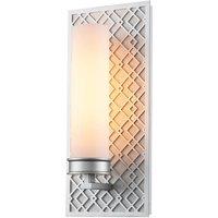 Netlighting Ziggy Bathroom Wall Lamp Lacquered Silver IP44