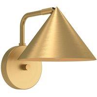 Netlighting Alora Mood Remyck Dome Wall Lamp Contemporary Brushed Gold 1x E27