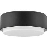 Netlighting Hinkley Cedric Cylindrical Ceiling Light Contemporary Black 2x E27