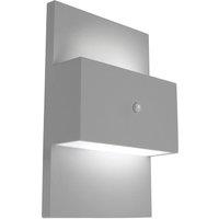 Netlighting Geneve Outdoor 1 Light Wall Light with PIR Aluminium E27 in Grey