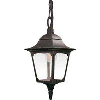Netlighting Chapel Outdoor Pendant Ceiling Light Black IP44