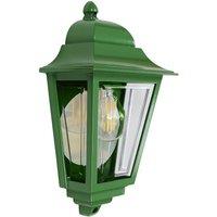 Netlighting Deco Lane 1 Light Half Outdoor Wall Lantern Green IP44