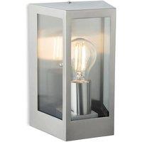Netlighting Brandon Wall Light Stainless Steel IP44 in Grey