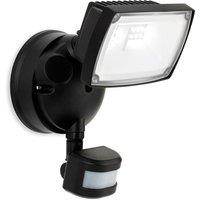 Netlighting Reflex LED Security Single Wall with PIR Black IP54