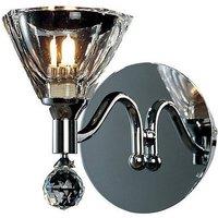 Netlighting Neptune Wall Lamp G9 Polished Chrome in Grey