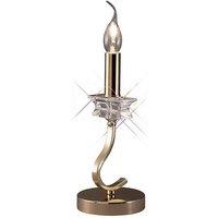 Netlighting Nydia Table Lamp E14 French GoldCrystal in Gold
