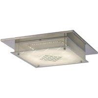 Netlighting Ines Flush Ceiling 75 X 0.72W LED 3600K Polished Chrome Crystal in Grey