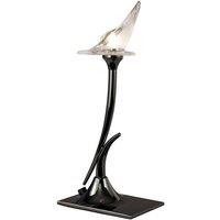 Netlighting Flavia Table Lamp 1 Light G9 Black Chrome